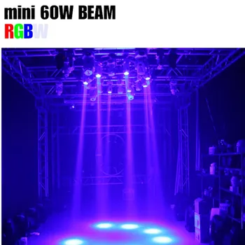 2 adet 2018 60 W ışın hareketli kafa RGBW yıkama DMX sahne ışık disko / Parti/ev
