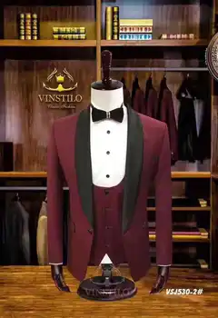2018 Yeni Takım Elbise Düğün Takımları Slim Fit 3 Parça Smokin Damat Sağdıç düğün ıçin en ıyi adam artı boyutu terno masculino traje homb