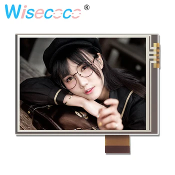 3.7 inç orijinal LS037V7DW01 sembol MC9090 için tam lcd ekran ekran + dokunmatik ekran digitizer lens, PDA LCD