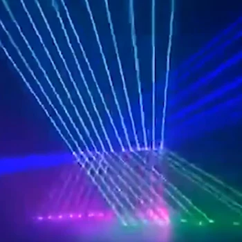 6X2 W Animasyon nokta lazer ışığı Lazer Tarama RGB 3İN1 DMX512 Kontrol DJ Disko Bar Aydınlatma Gösterisi lazer projektör Sahne Etkisi