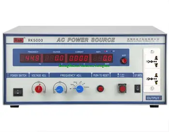 AC Güç Kaynağı RK5000 Değişken frekans güç kaynağı 500W. 500VA akım: L:4.2A H:2.1A, frekans:45-70 Hz / 50 Hz / 60 Hz / 2F / 4F / 400 Hz