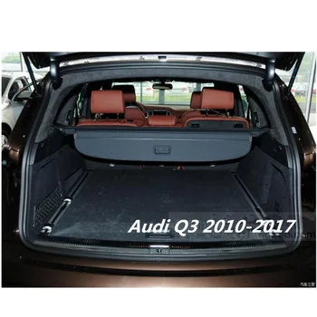Araba Bagaj Güvenlik Kalkanı Kargo Kapağı Audi Q3 Için 2010 2011 2012 2013 2016 2017 (siyah, bej)