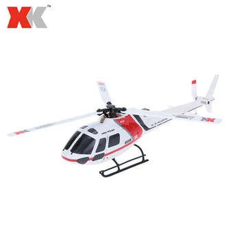 BNF Modeli Orijinal XK AS350 K123-B 6CH 3D 6G Sistemi fırçasız motor BNF RC Helikopter