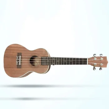 Guitarra Arabulucu Ukulele Mini Sapelli Soprano Guitarlele Ukulele 23 İnç Akustik Gitar Chitarra Acustica Eğlence DE50UK