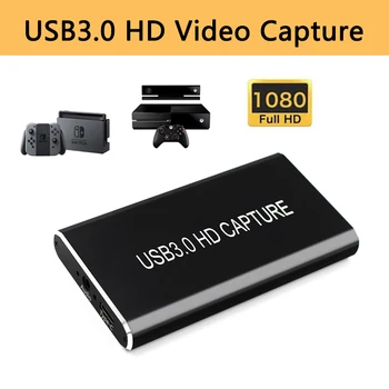 HDMI USB 3.0 Video Yakalama Dongle 1080 P 60FPS Video Ses Kapmak Oyun Yakalama Kaydedici XBOX PS4 Canlı TV
