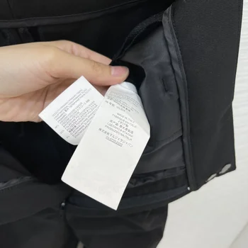 High-end Marka Siyah Rahat Pantolon Kadın Moda Gidip Düz Takım Elbise Pantolon En Kaliteli 3D Kesim Yüksek Bel Takım Elbise Pantolon Sonbahar 2021