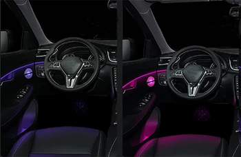 Infiniti için QX50 2018-2020 yüksek kalite 64 renk ışıkları ortam ışığı Infiniti QX50 modifiye araba ıç kolay kurulum
