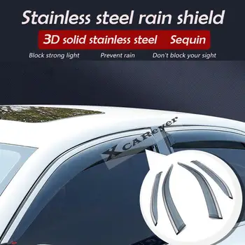 KIA Sportage için KX5 2016 2017 2018 2019 2020 2021 Araba Vücut şekillendirici Sticker Plastik pencere camı Rüzgar Visor Yağmur / Güneş Koruma Havalandırma