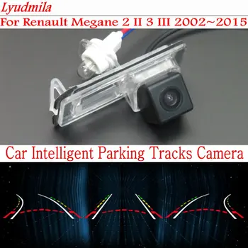 Lyudmila Araba Akıllı Park Tracks Kamera Renault Megane 2 IÇİN II 3 III 2002~Araç Back up Ters Dikiz Kamera
