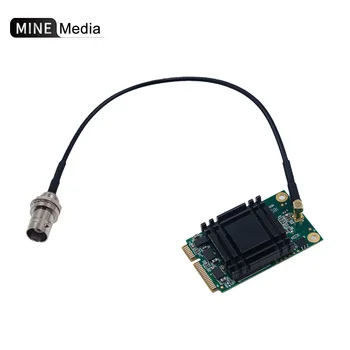 Mini PCI-E 1080 p SD / HD / 3G SDI Video yakalama kartı Desteği Deinterlace Kırpma Renk Ayarı