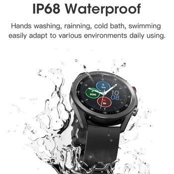 Missgoal L19 erkek Akıllı Bilek Saatler Bluetooth-Compati Çağrı Anti-kayıp Smartwatch Müzik Çalar Kalp Hızı Monitörü İçin Android