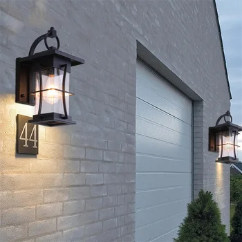 OUTELA Yeni Açık duvar ışık Klasik LED Aplikleri Lambası Su Geçirmez IP65 Dekoratif Ev Sundurma Villa İçin
