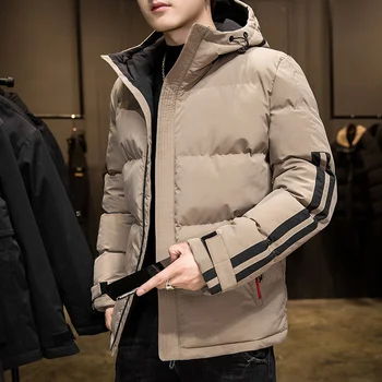 Pamuk-yastıklı ceket erkek Kış kalın Ceket Kısa Ekmek Giyim Pamuk - yastıklı ceket ışık Eğilim Aşağı Pamuk-yastıklı ceket