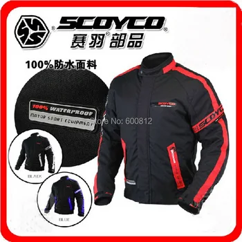 SCOYCO JK34 Moto sürme giysi motosiklet yarış ceketi popüler markalar DAMLA çok fonksiyonlu Anti-yağmur motosiklet yarış ceketleri