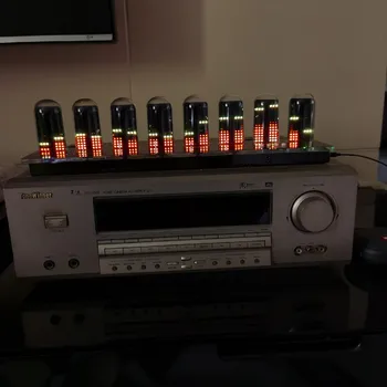 Sözde kızdırma tüpü saat müzik spektrum RGB tam renkli LED uzaktan kumanda ses kontrolü hat kontrolü animasyon DIY