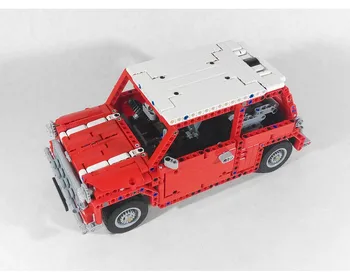 Teknoloji yapı taşı Klasik Mini Cooper moc-3220 uzaktan kumanda montaj oyuncak yapı taşı çocuk noel hediyesi