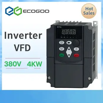 VFD 380 V 4KW AC 380 V 1.5 kW/2.2 KW / 4KW/5.5 KW / 7.5 KW Değişken Frekans Sürücü 3 Faz Hız Kontrol Inverter Motor VFD Inverter