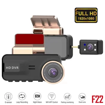-Wi-Fi G Dahili Car Dash Cam 1080P HD Kayıt Araba Kamera DVR Gece Görüş WDR Hareket Algılama видеорегистратор Sensörü