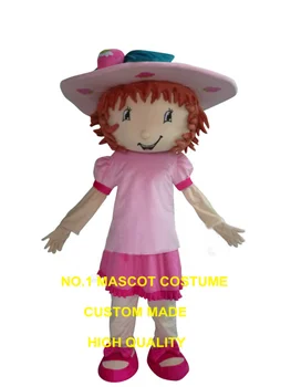 çilek kız maskot kostüm çilek kısa çizgi film karakteri cosply yetişkin boyutu karnaval kostüm 3465