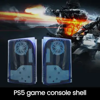 Şeffaf Koruyucu Kabuk İçin PS5 Konsolu Yedek Çizilmeye dayanıklı Toz Geçirmez Oyun koruma Kapağı PlayStation 5 İçin